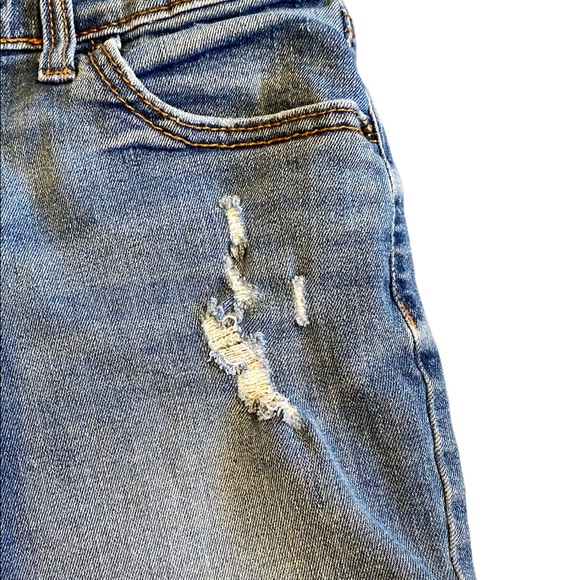 Universal Jean Distressing Shorts Mid Rise Boyfriend Short 4/27 - Picture 6 of 6